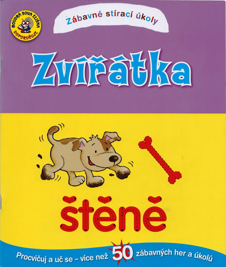 Zvířátka - Zábavné stírací úkoly - neuveden