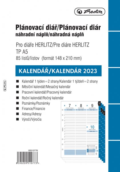 Herlitz Náplň do diáře 2023