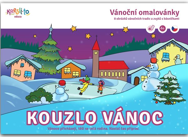 Kouzlo Vánoc - Vánoční omalovánky