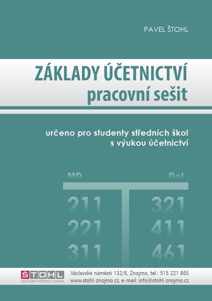 Základy účetnictví – pracovní sešit