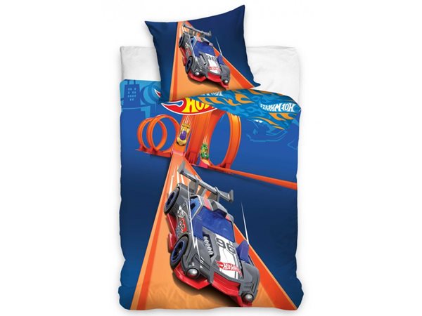 Dětské povlečení HOT WHEELS NEKONEČNÁ SMYČKA