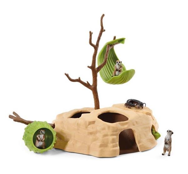 Schleich 42530 Surikaty a jejich hravé prolézání