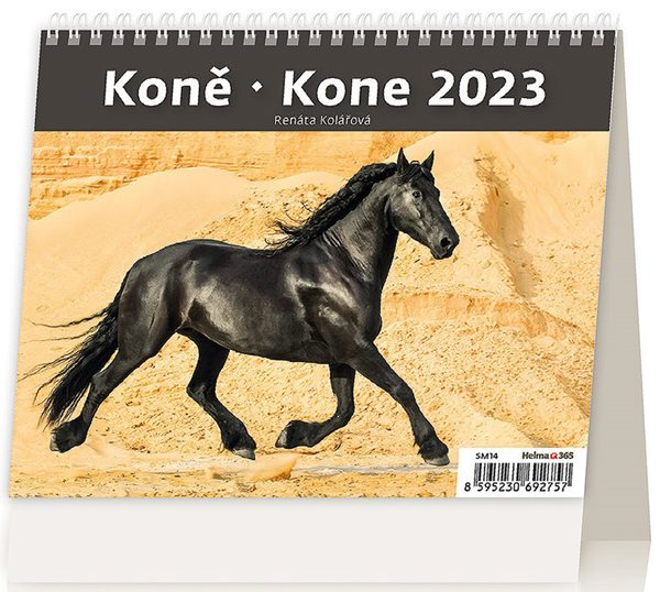 Kalendář stolní 2023 - MiniMax Koně/Kone - 17