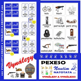 Pexeso Natotata Vynálezy a objevy - 26x26