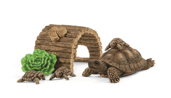 Schleich 42506 Želví rodinka s domečkem