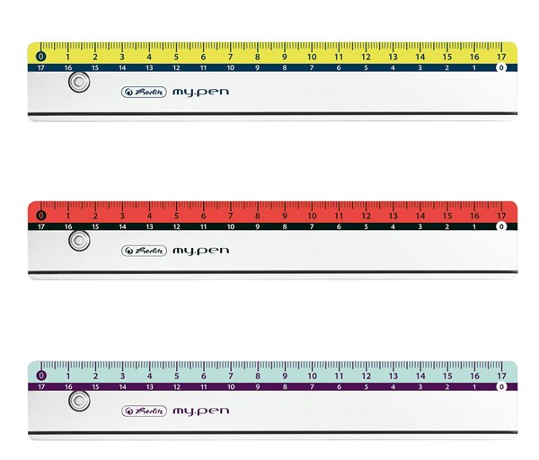 Herlitz my.pen pravítko 17 cm - mix barev