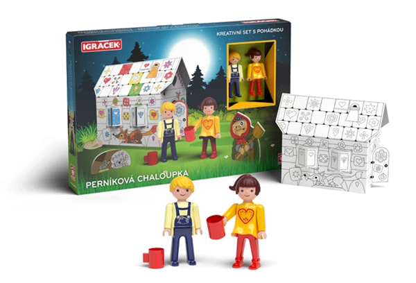 Igráček - Perníková chaloupka - kreativní set s pohádkou