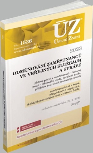 ÚZ 1536 / Odměňování zaměstnanců ve veřejných službách a správě 2023