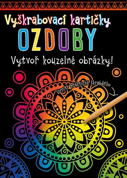 Vyškrabovací kartičky OZDOBY - Kolektiv - 15x21 cm