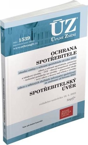 ÚZ 1539 / Ochrana spotřebitele