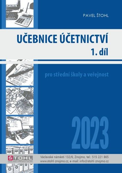 Učebnice účetnictví 2023 pro SŠ - 1. díl