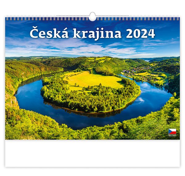 Kalendář nástěnný 2024 - Česká krajina - 45x31