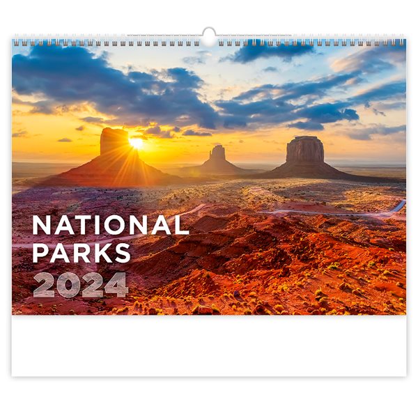 Kalendář nástěnný 2024 - National Parks - 45x31