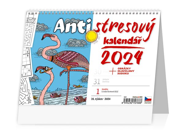 Kalendář stolní 2024 - Antistresový pracovní - 21