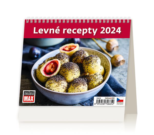 Kalendář stolní 2024 - MiniMax Levné recepty - 17