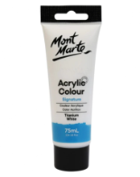 Akrylová barva Mont Marte 75 ml - titanová bílá