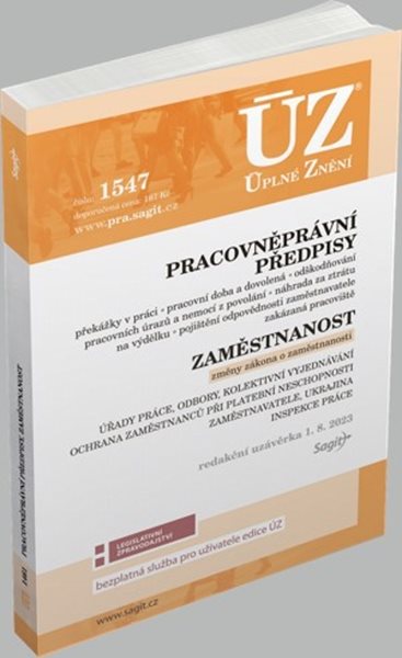 ÚZ 1547 / Pracovněprávní předpisy