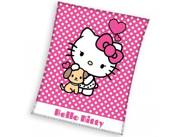 Dětská deka HELLO KITTY PUPPIE