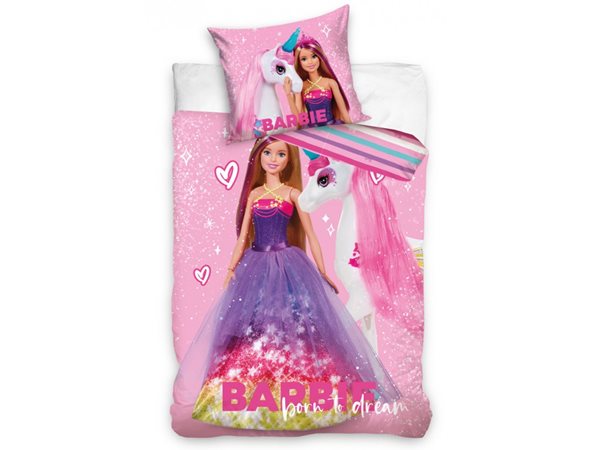 Dětské povlečení BARBIE PRINCEZNA A JEDNOROŽEC