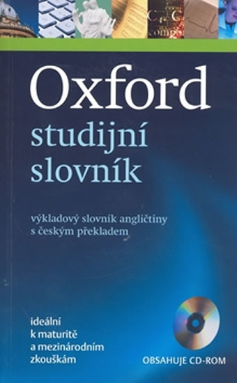 Oxford studijní slovník - výkladový slovník angličtiny s českým překladem + CD - Phillips J. - 14x21