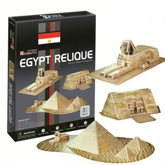 Puzzle 3D Egyptské památky - 30 dílků - neuveden