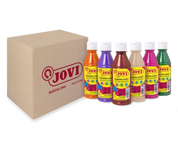 Sada temperových barev JOVI PREMIUM 6 x 250 ml