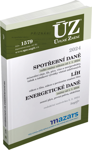 ÚZ 1579 / Spotřební daně