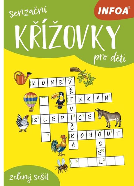 Senzační křížovky pro děti - zelený sešit - neuveden