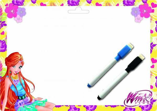 Winx Club fashion - Stíratelná tabulka A4 - neuveden