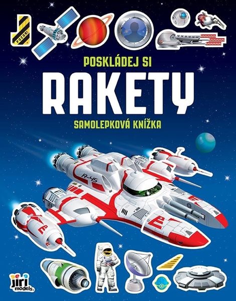 Poskládej si Rakety - Samolepková knížka - neuveden