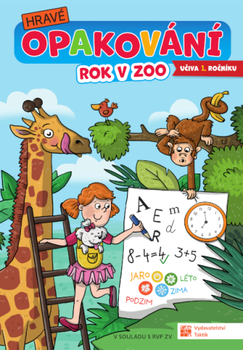 Hravé opakování učiva 1. třídy - Rok v ZOO - A4