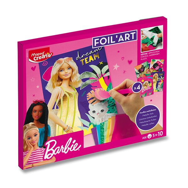 Sada MAPED Creativ Barbie Foil´Art