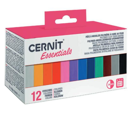 CERNIT sada 12 x 25 g Basic