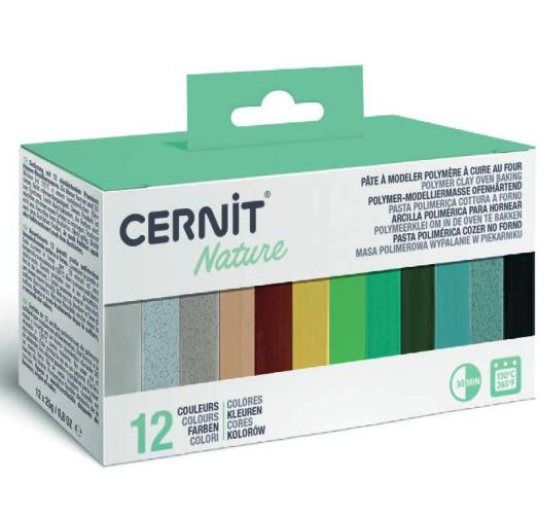 CERNIT sada 12 x 25 g Nature