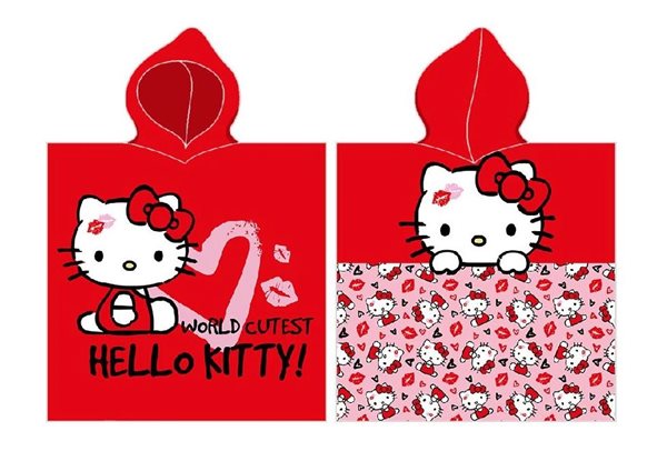 Dětské pončo - HELLO KITTY NEJROZTOMILEJŠÍ NA SVĚTĚ