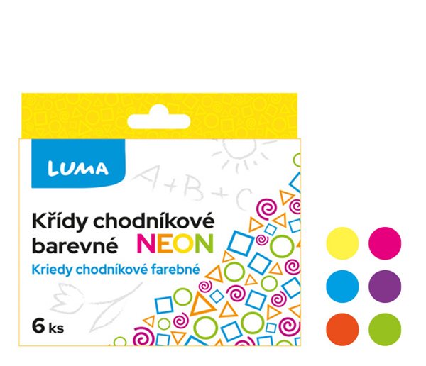 Křídy chodníkové LUMA