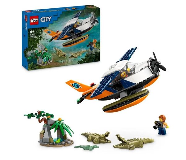 LEGO® City 60425 Hydroplán na průzkum džungle