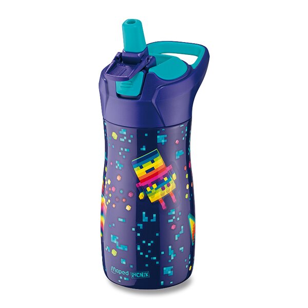 Láhev na nápoje MAPED Concept Kids Pixel Party - 430 ml