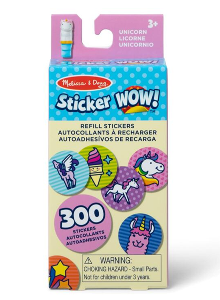 Sticker WOW! Náplň Jednorožec