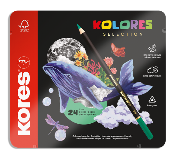 Trojhranné pastelky Kores Kolores Selection