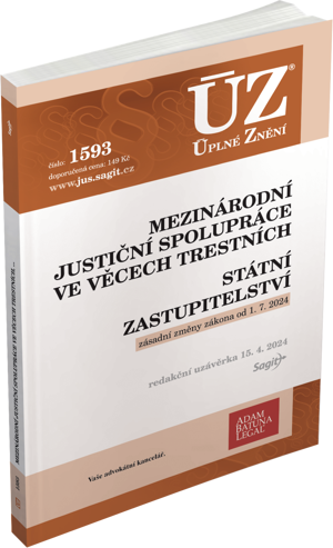 ÚZ 1593 / Mezinárodní justiční spolupráce ve věcech trestních