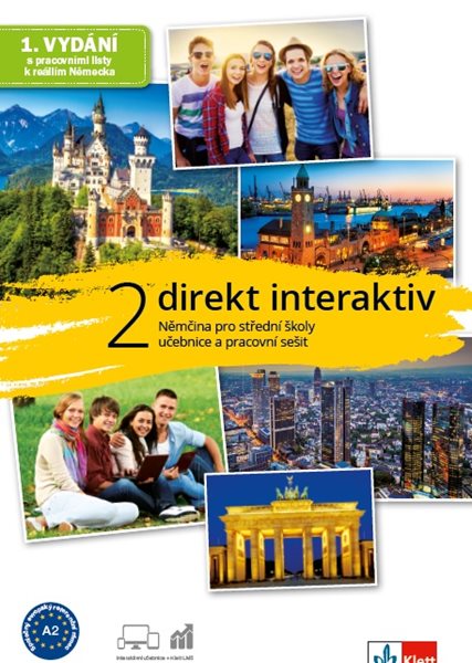 Direkt interaktiv 2 (A2) – učebnice s prac. sešitem + MP3/Videa ke stažení + žák. licence (18 měsíců