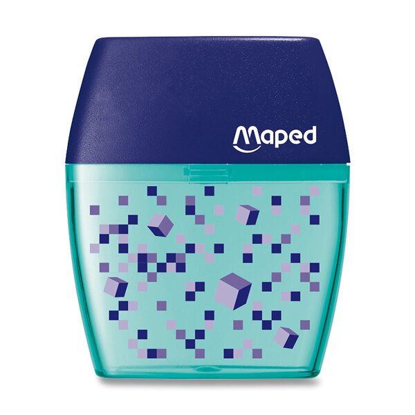 Ořezávátko MAPED Shaker Pixel Party s odpadní nádobkou