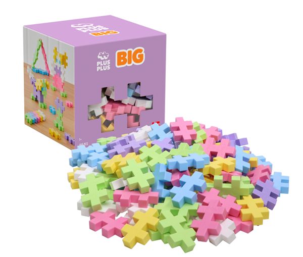 Plus-Plus BIG Pastel Mix 100 ks - box