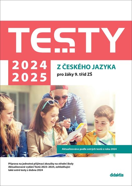 Testy 2024-2025 z českého jazyka pro žáky 9. tříd ZŠ - Michala Vacíková