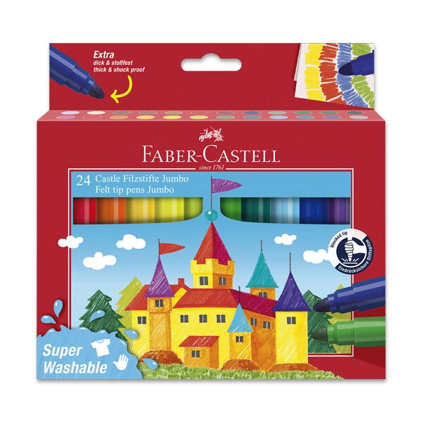 Fixy Faber-Castell JUMBO - 24 barev