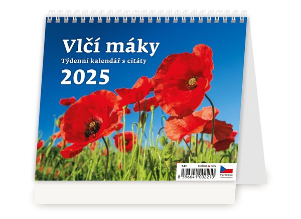 Kalendář stolní 2025 - Vlčí máky - 17