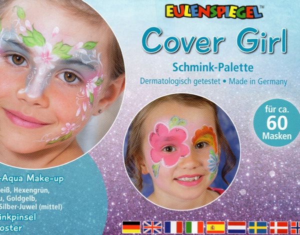 Cover Girl - Make-up paleta s instrukcemi - barvy na obličej