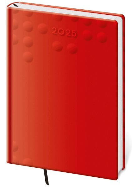 Diář 2025 denní A5 Vario - red design - 14