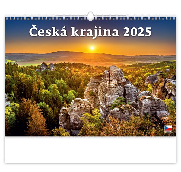 Kalendář nástěnný 2025 - Česká krajina - 45x31